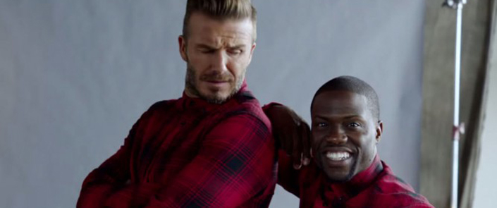 Unexpected duo David Beckham & Kevin Hart Star in a New Campaign for H&M 