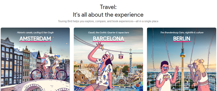 Meet Google’s Newest Travel Experience App, Touring Bird